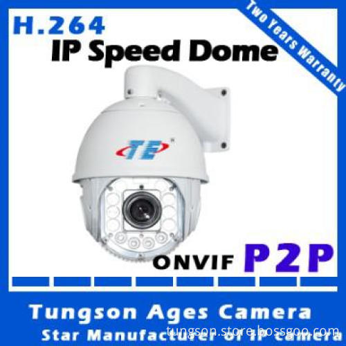 30x IR PTZ Dome Camera, IP66 Protection